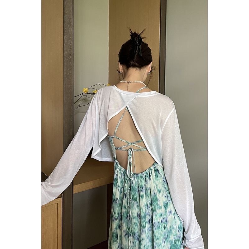 ÁO HAI DÂY KHOÉT LƯNG