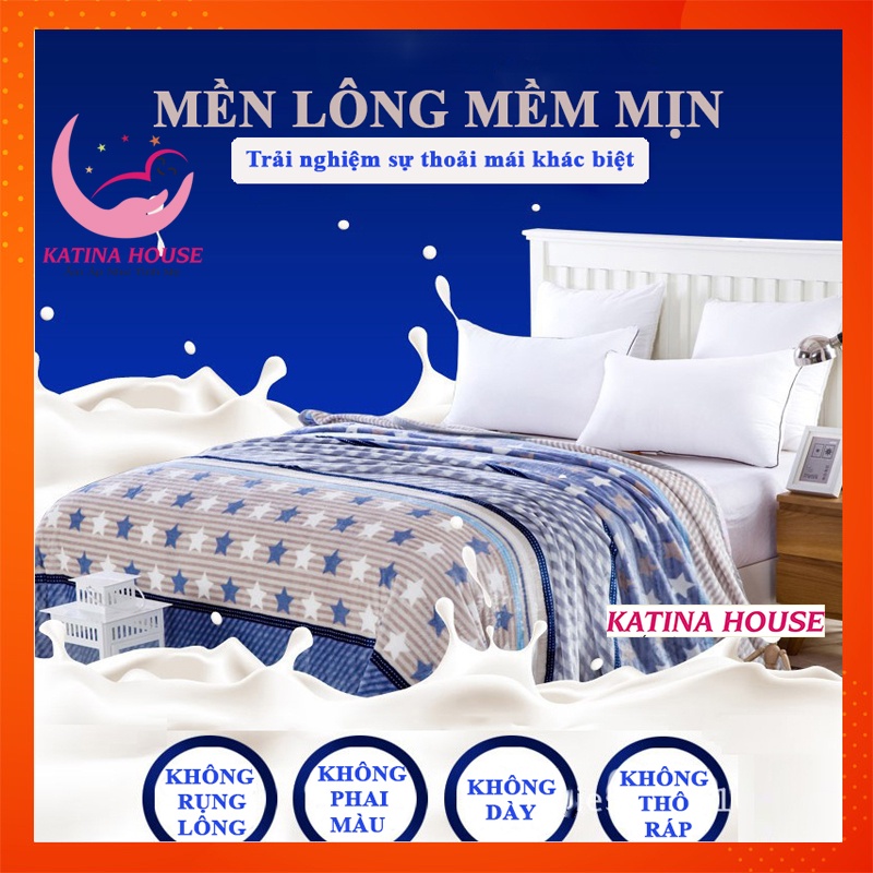 Chăn mền hè thu 2mx2m2 , chăn lông tuyết sữa mềm mịn mát