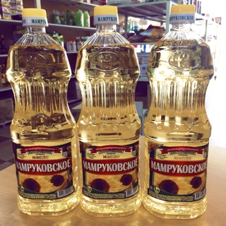 Dầu ăn hướng dương Mamruko 1L nhập khẩu Nga date 6/2020