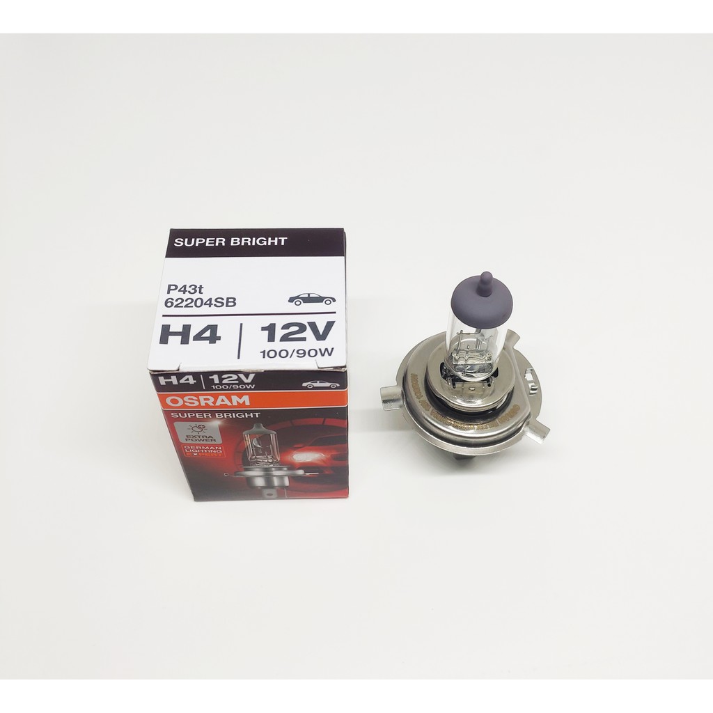 Bóng đèn H4 12V 100 / 90W Osram Chính hãng 1 H4 Đèn pha