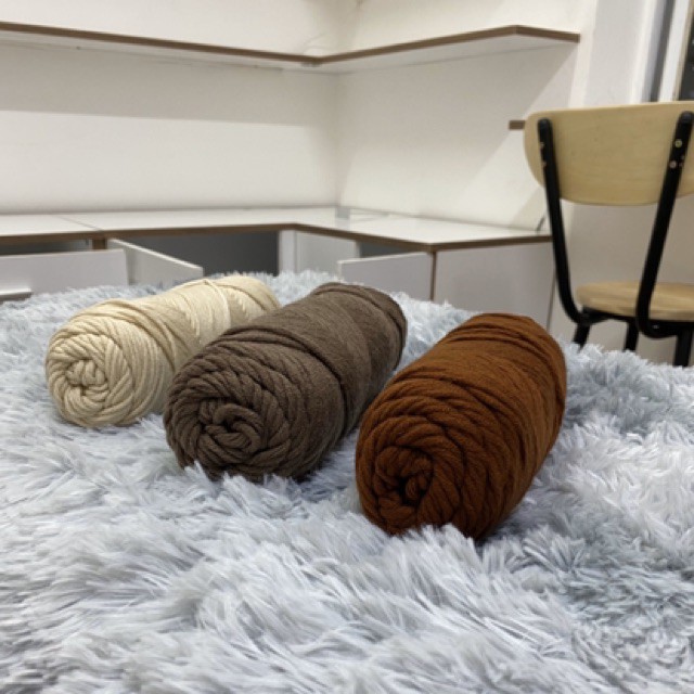 [Có video tự quay] Thảm lông chụp hình sống ảo - decor home - Len sợi làm thảm