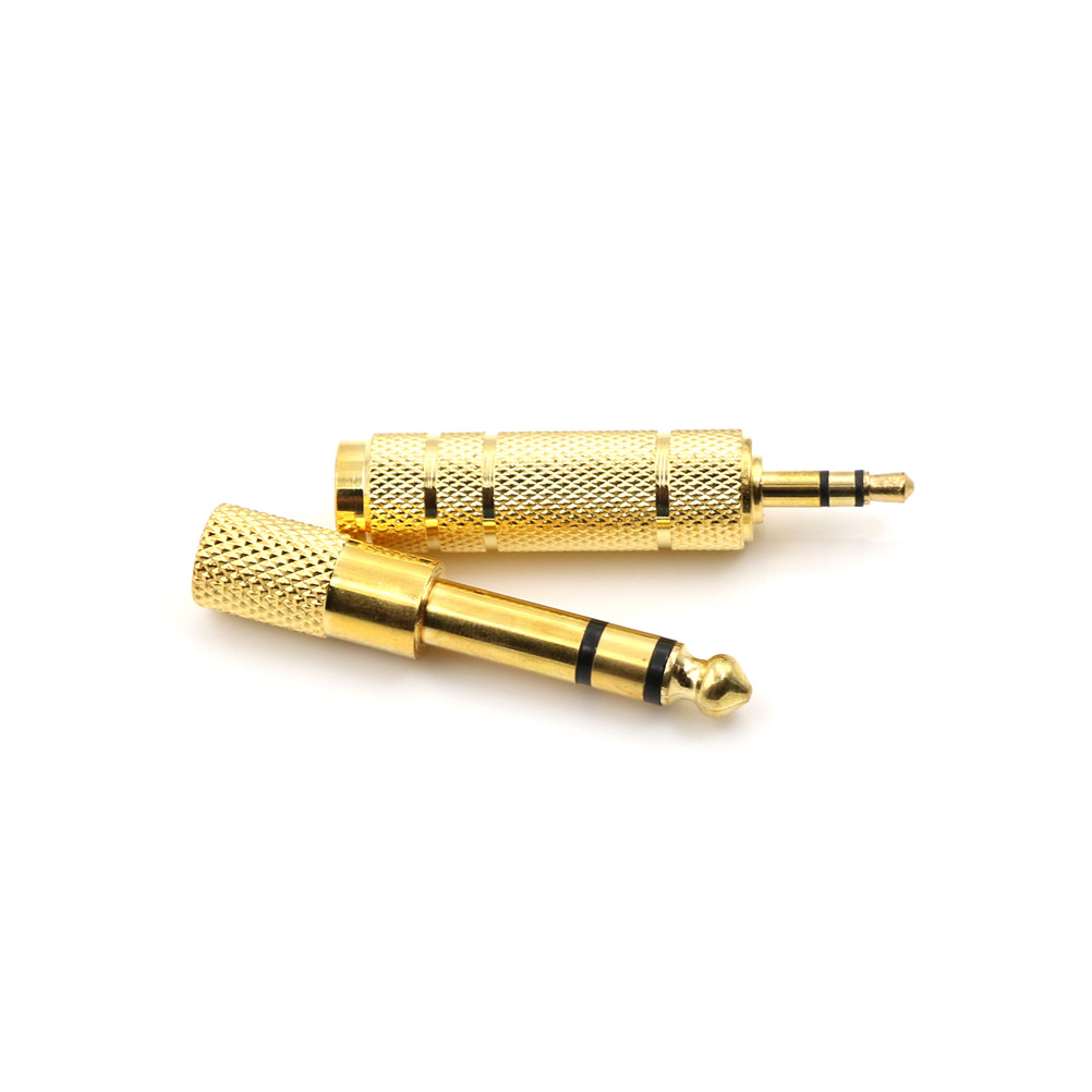 2 Đầu Chuyển Đổi Âm Thanh Từ 6.35mm Sang 3.5mm Cho Tai Nghe