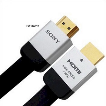 Cáp HDMI mạ vàng chống nhiễu - Dây cáp HDMI SONY 2m - Hàng chuẩn đẹp, Xịn, cáp siêu bền #hdmi