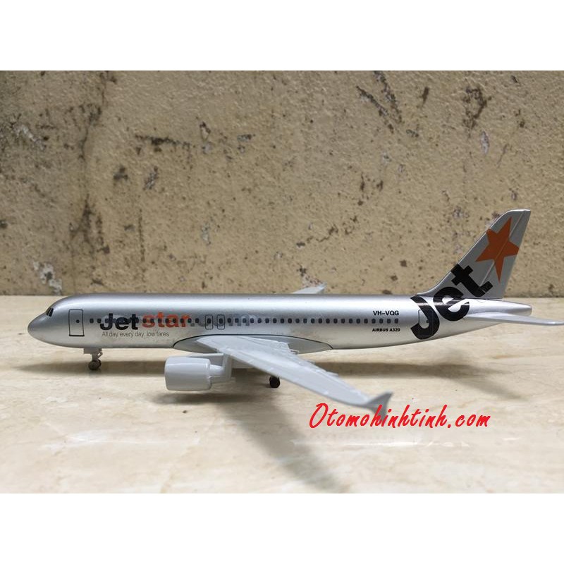 Mô hình máy bay AIRBUS A-320 Jetstar 1:350