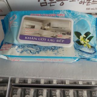 combo 5 b Khăn ướt lâu bếp 50 miếng