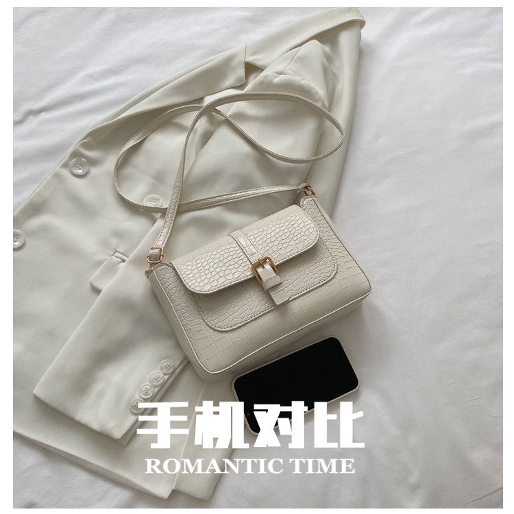 Túi Xách JASMIN NOIR Họa Tiết Da Cá Sấu Thời Trang Cho Nữ