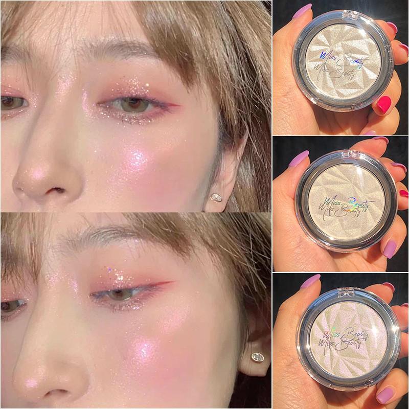 Bảng Phấn Bắt Sáng Màu Nhũ Lấp Lánh Tạo Khối Khuôn Mặt