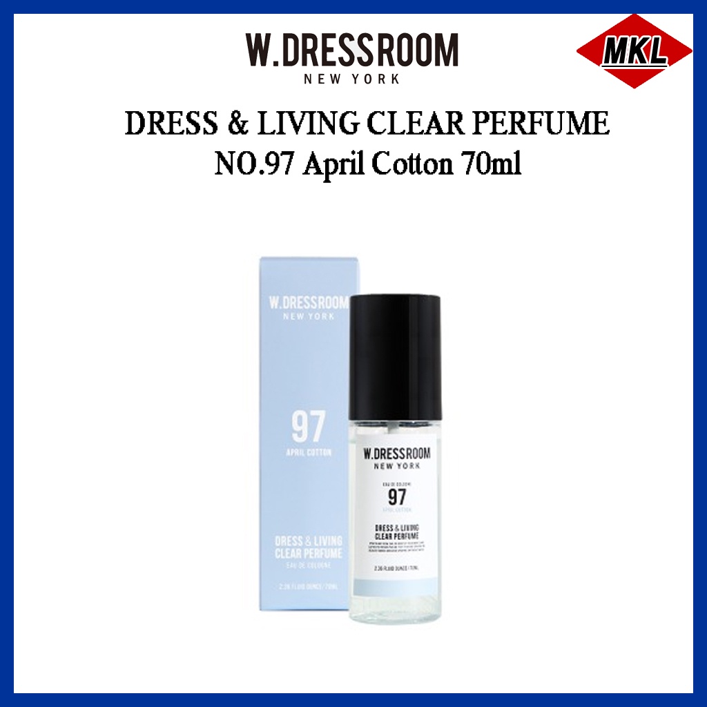 Xịt thơm W.DRESSROOM DRESS & LIVING CLEAR 70ml/ 150ml mùi BTS Jungkook yêu thích