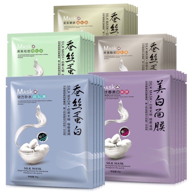 Mặt Nạ Giấy Dưỡng Da Mụn Cấp Ẩm Thải Độc Tơ Tằm ONE SPRING SILK MASK - MN.OS | BigBuy360 - bigbuy360.vn