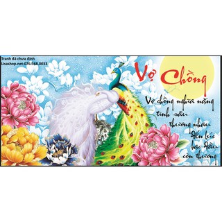 Tranh đính đá VỢ CHỒNG 88595(92x50cm)