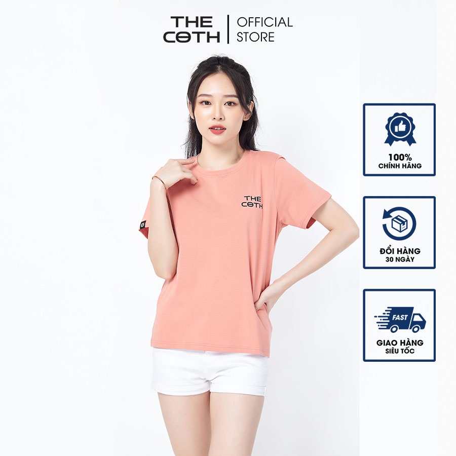 Áo Thun Nữ Form Rộng Hàng Hiệu Cao Cấp chất vải thoáng mát, Áo Phông Nữ Đẹp chất liệu Cotton Thương Hiệu THE COTH