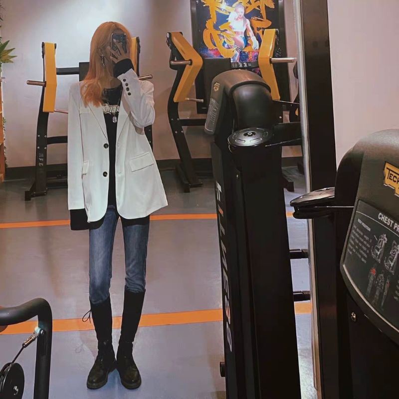 (Hàng Đẹp)Ảnh thật 5 hình cuối-2W253.Áo blazer oversize xuân hè Hàn Quốc hot chic | BigBuy360 - bigbuy360.vn