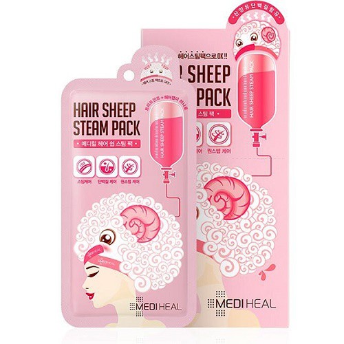 Mặt Nạ Hấp Tóc Phục Hồi Tóc, Nuôi Dưỡng Tóc Mềm Mượt Mediheal Hair Sheep Steam Pack