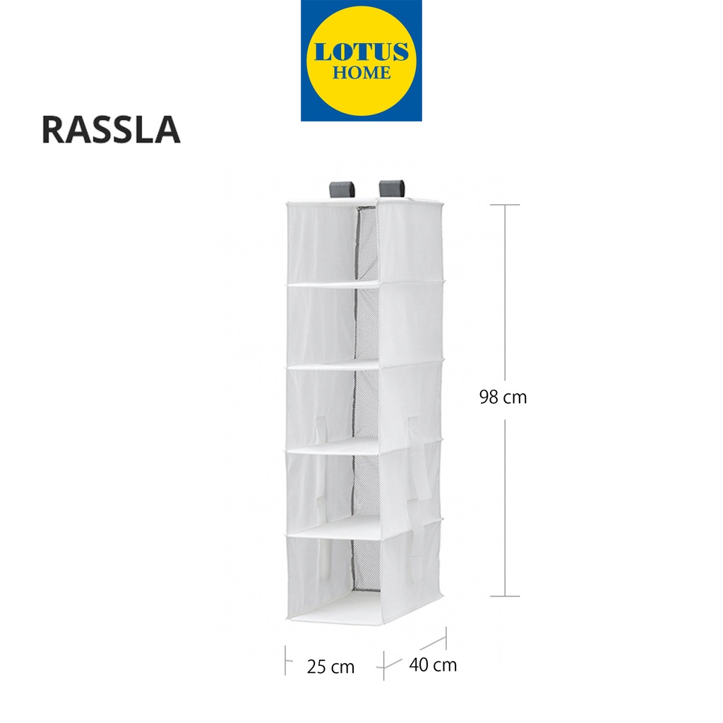 IKEA Ngăn tủ vải 5 tầng IKEA Rassla