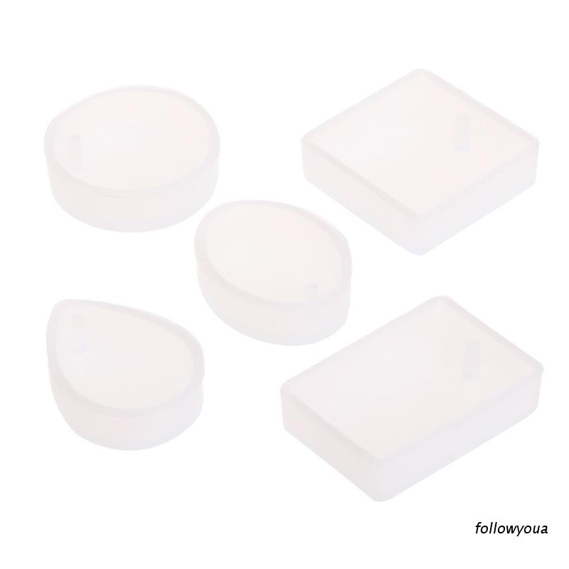 Bộ 5 Khuôn Silicone Tạo Hình Làm Mặt Vòng cổ Diy