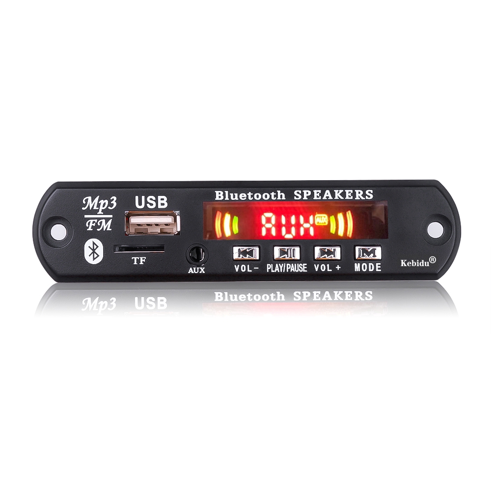 Bảng Giải Mã MP3 KEBIDUMEI JQ-D017BT Màn Hình Màu Bluetooth5.0 2 * 3W 12V Chức Năng Ghi Âm Cho Ô Tô