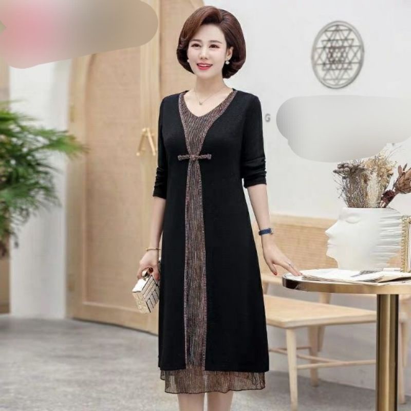Đầm nữ trung niên thời trang _hàng đẹp