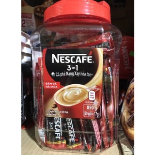 Nescafe 3in1 đậm đà hài hòa hũ - hũ 50 gói*17g