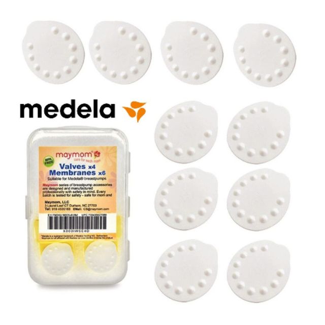 Van trắng máy hút sữa Medela - sản xuất bởi Maymom