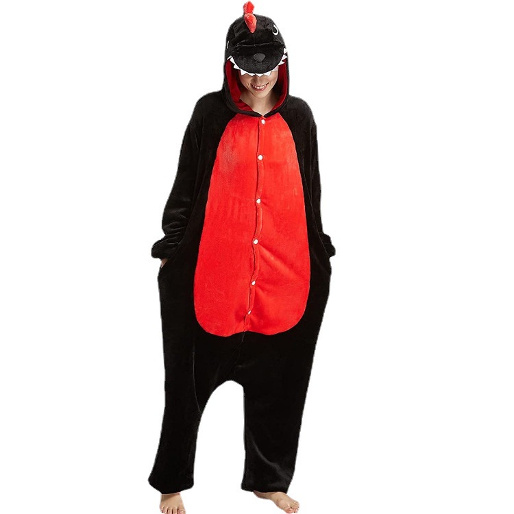 Bộ đồ ngủ in hình khủng long cho cặp đôi