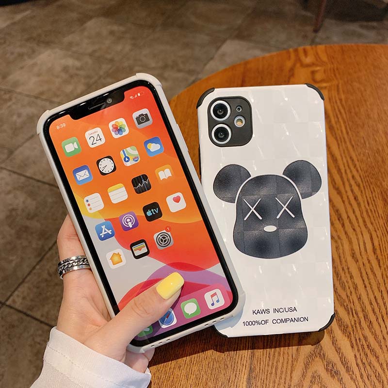 Ốp điện thoại Silicon TPU da chống sốc hình gấu XX độc đáo cho Iphone11 12 13 Pro Max 6 6s 7 8 Plus X Xs Xr Xsmax | BigBuy360 - bigbuy360.vn