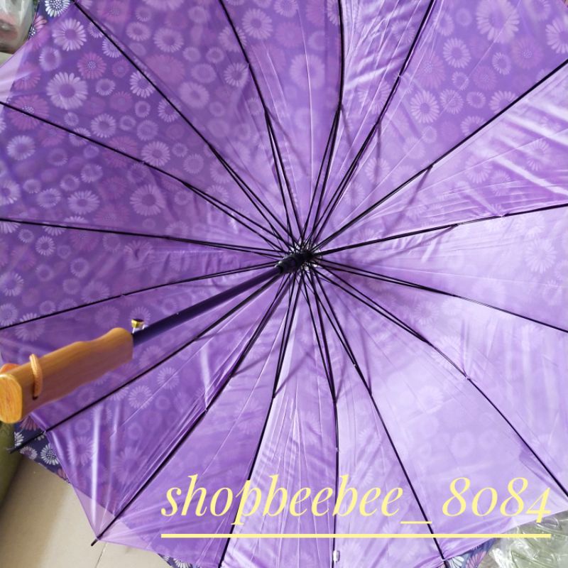 ô dù che mưa nắng mẫu hoa nan kép chắc chắn