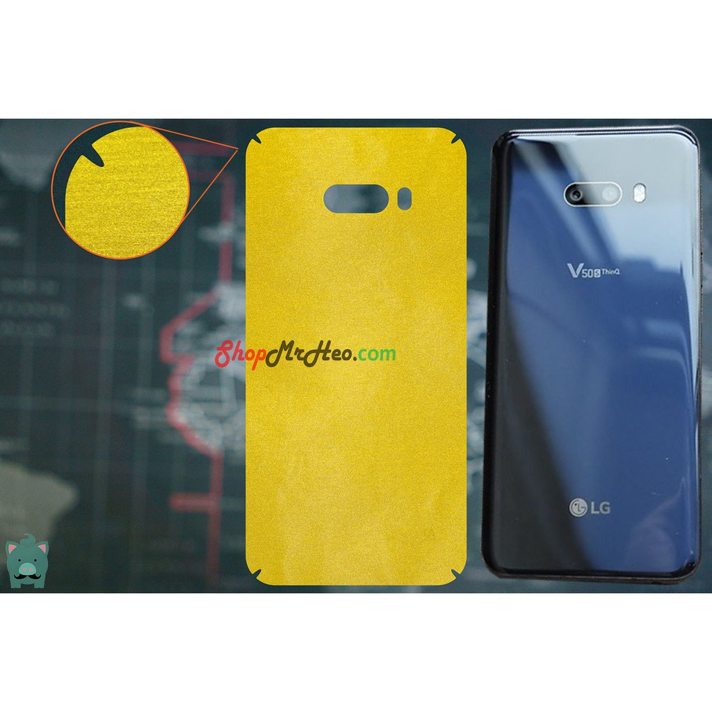 Skin Dán Mặt Sau Lưng Vân Nhôm LG V50 - V50s - G8x