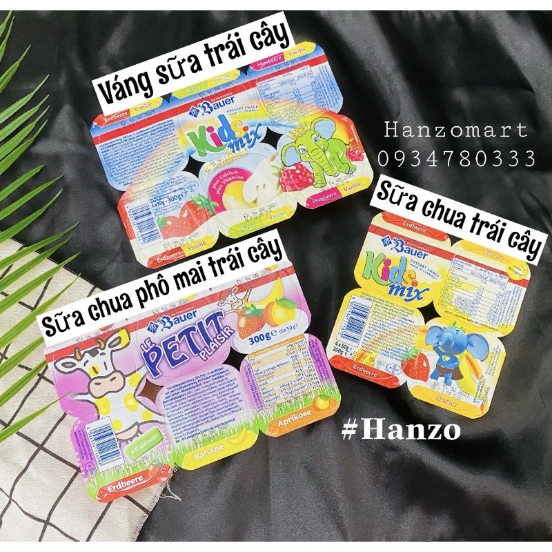 Váng sữa / Sữa chua hoa quả Kids Mix / PETTI