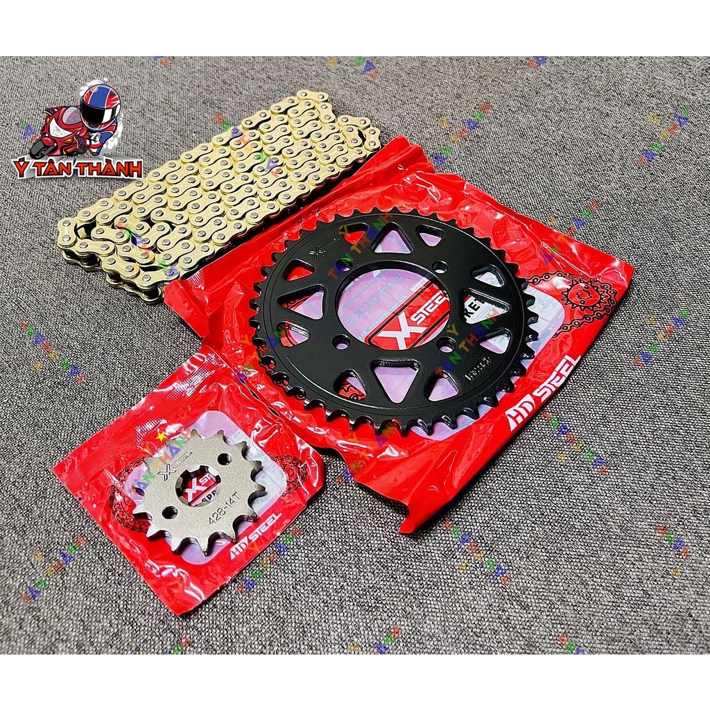nhông sên đĩa x1r exciter 135 đen MS 60