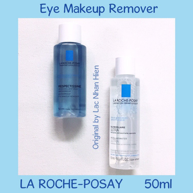 [50ml] NƯỚC TẨY TRANG MẮT LA ROCHE-POSAY CHO DA NHẠY CẢM ❤ LA ROCHE-POSAY RESPECTISSIME WATERPROOF EYE MAKE-UP REMOVER