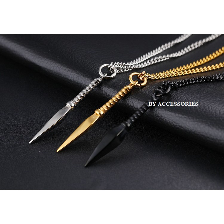 Dây chuyền titan mũi giáo không gỉ