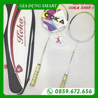 [HOT SALE] Bộ 2 vợt cầu lông COKA cao cấp 5568 | Vợt cầu lông Coka