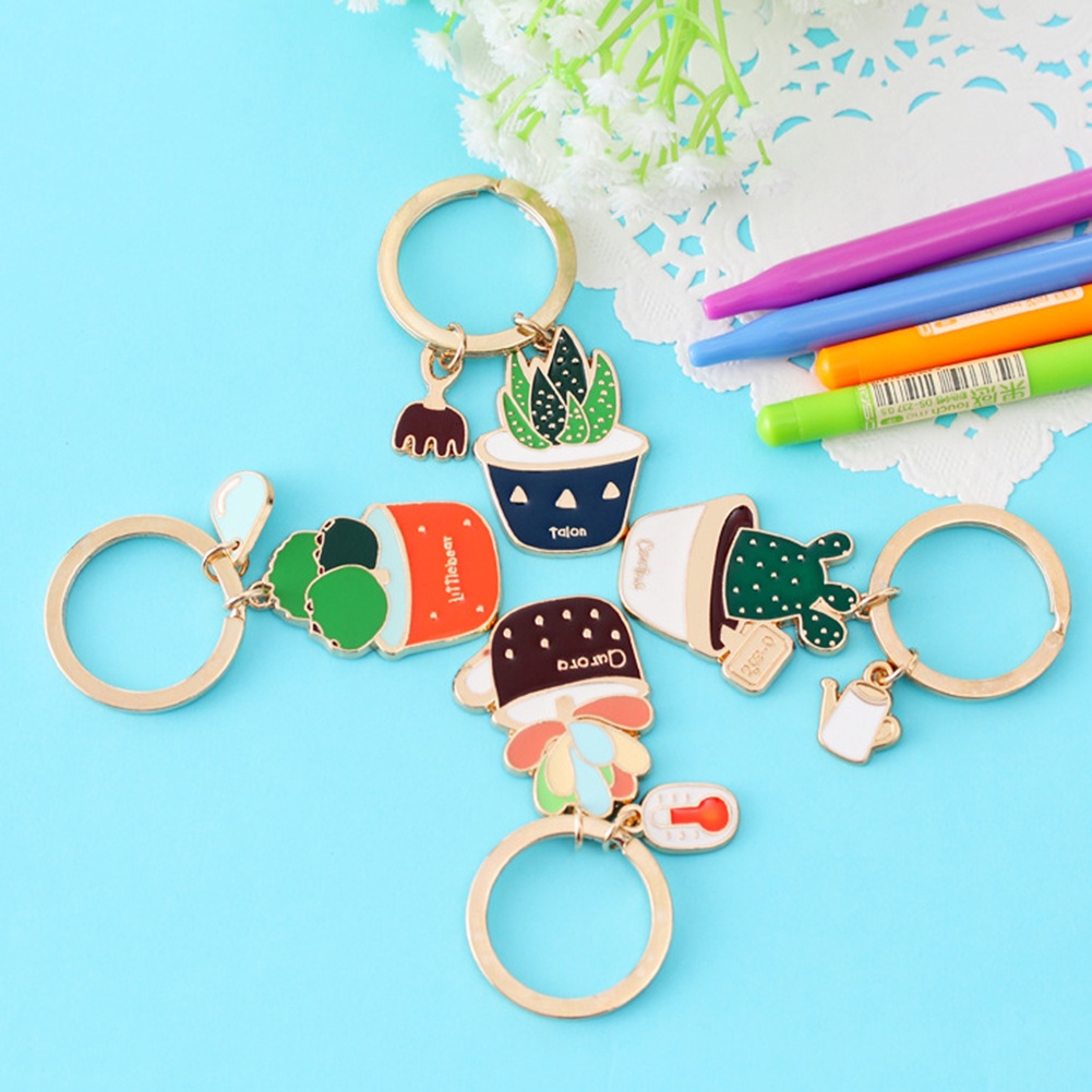 Móc Khóa Hình Cây Xương Rồng Dễ Thương