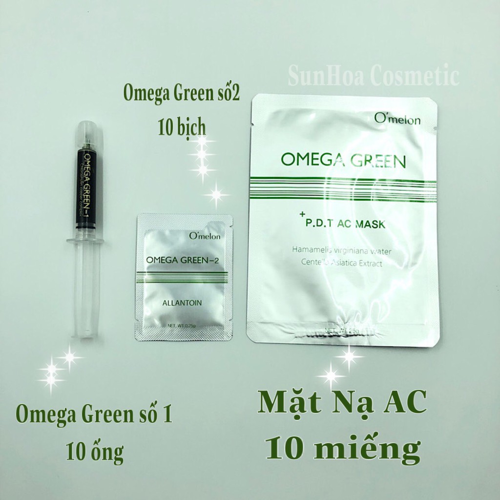 Omega Green-Bộ Sản Phẩm Dành Cho Da Mụn Hàn Quốc