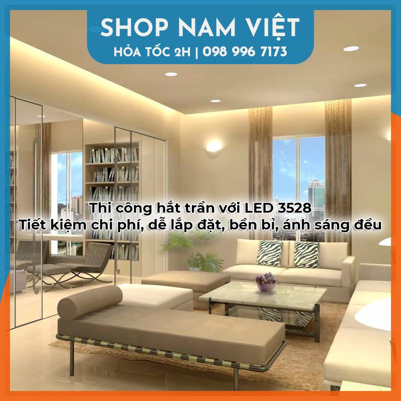 Dây Led 3528 2 Hàng Bóng Kèm Nguồn, Led Chống Nước Trang Trí Ngoài Trời, Hắt Trần, Quấn Cây