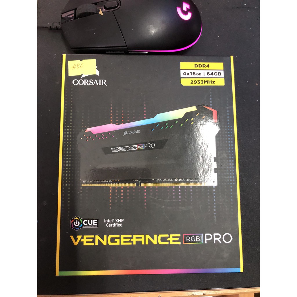 Ram Corsair Vengeance RGB Pro 64GB ( 4 x 16Gb ) bus 2933