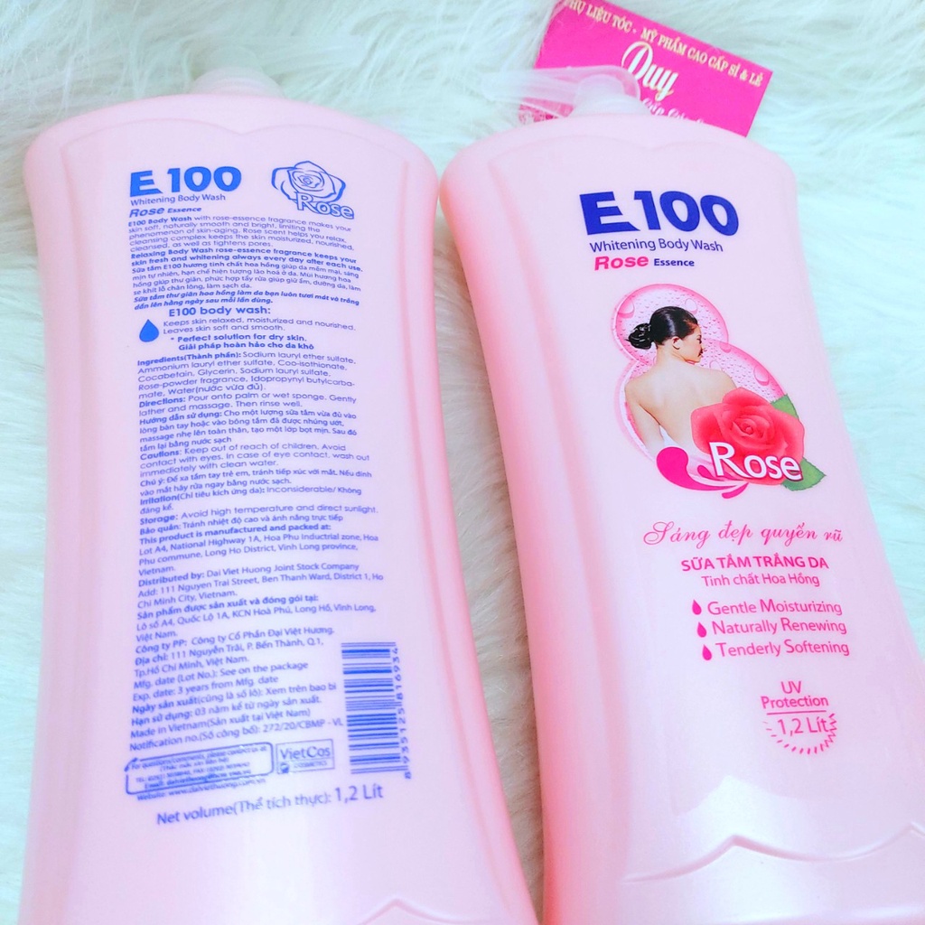 Sữa tắm E100 1.2L - Cho Làn Da Mịn Màng Tươi Sáng
