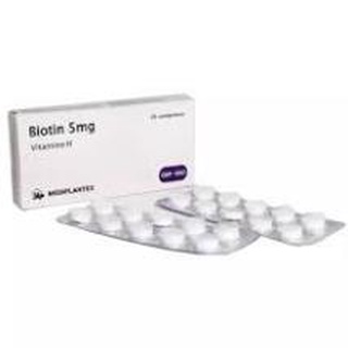 Vitamin H - Biotin 5mg - Hộp 20 viên_[IDC]
