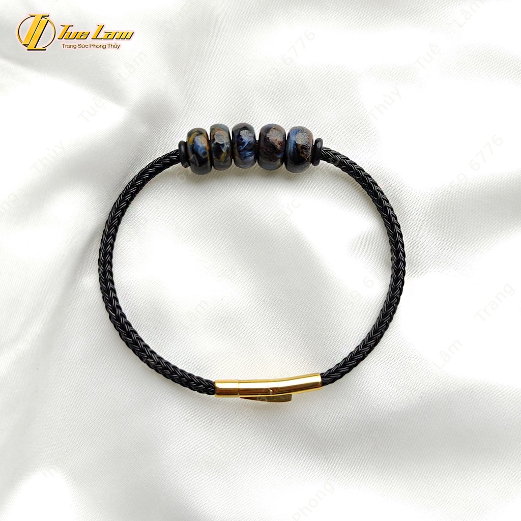 Vòng tay ngũ điếu tài lộc màu vân mây giông bão mang lại may mắn - Tuệ Lâm