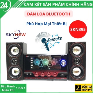 Dàn âm thanh tại nhà - Loa Vi Tính Cỡ Lớn Hát Karaoke Có Kết Nối Bluetooth USB SKYNEW - SKN395- Bảo Hành 1 Năm