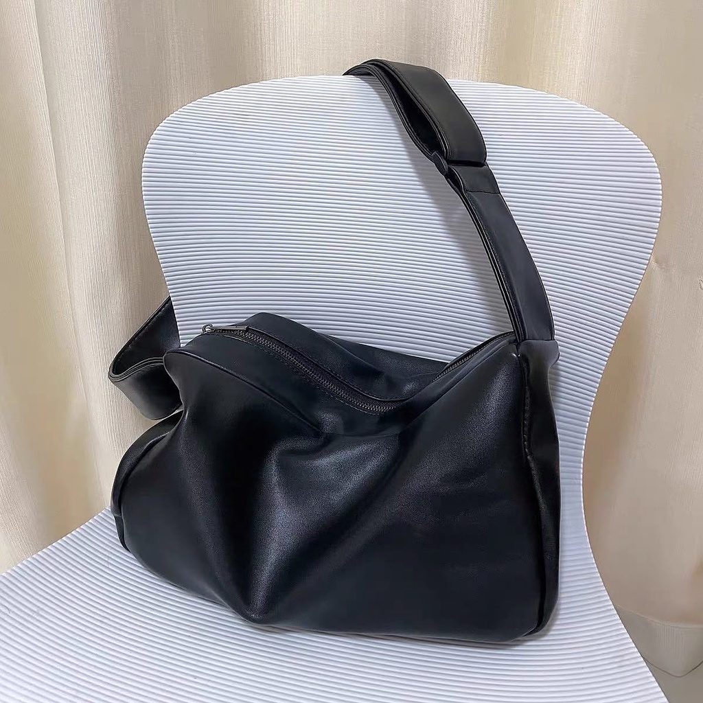 Túi đeo chéo ZC Unisex chất liệu da cao cấp chống nước phong cách thể thao