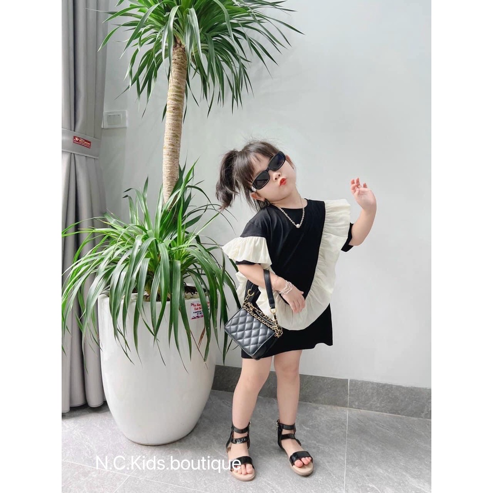 áo dấu quần nơ 2 bên cho bé