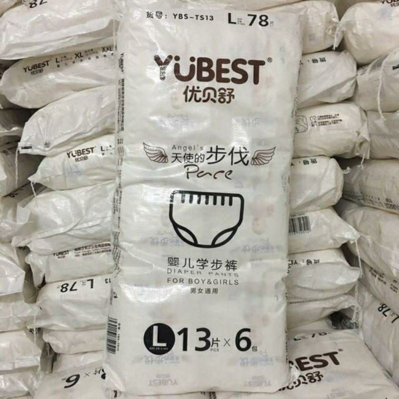 Tã/Bỉm dán/quần YUBEST NIGHT/GOLD/ANGEL/NATURAL S132/M108/L96/XL84/XXL72