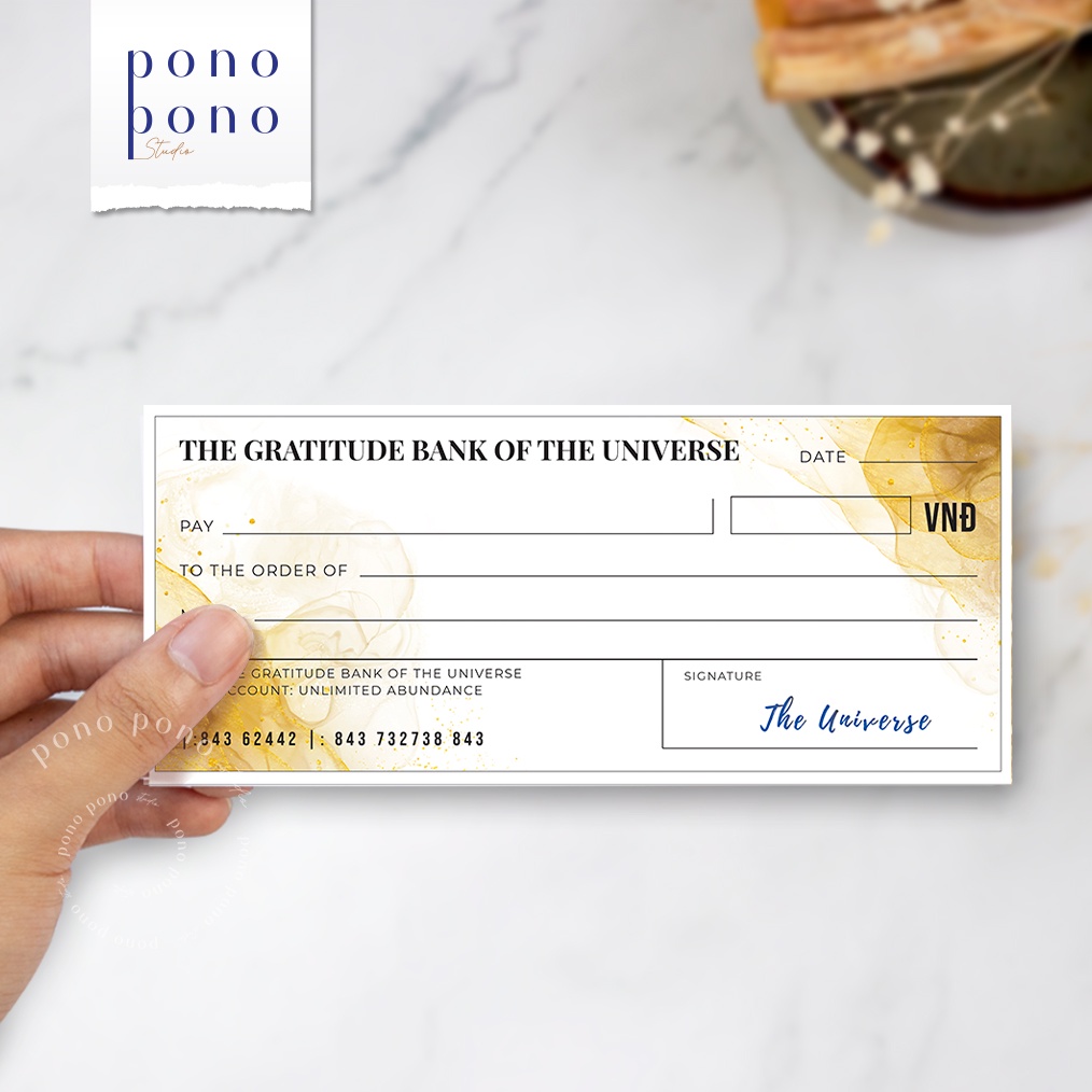 Tấm Séc Nhiệm Màu | Ngân Phiếu Diệu Kỳ  | The Magic Check thực hành 28 ngày hành trình phép màu