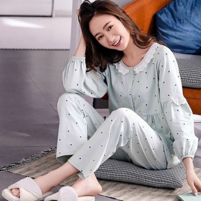 Bộ đồ bầu mặc trước và sau sinh, phong cách Hàn Quốc cho mẹ 45-65kg