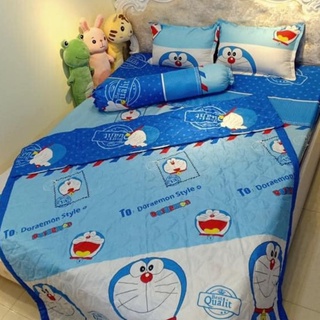 Chăn mền chần bông mẫu doremon kích thước 1m8 x 2m