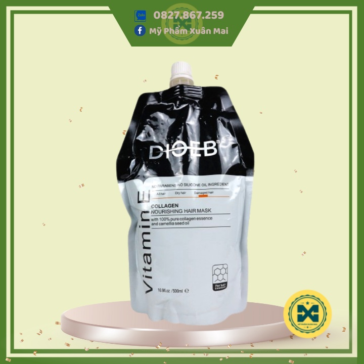 Kem ủ tóc DIOEB Vitamin E siêu Mượt 500ml