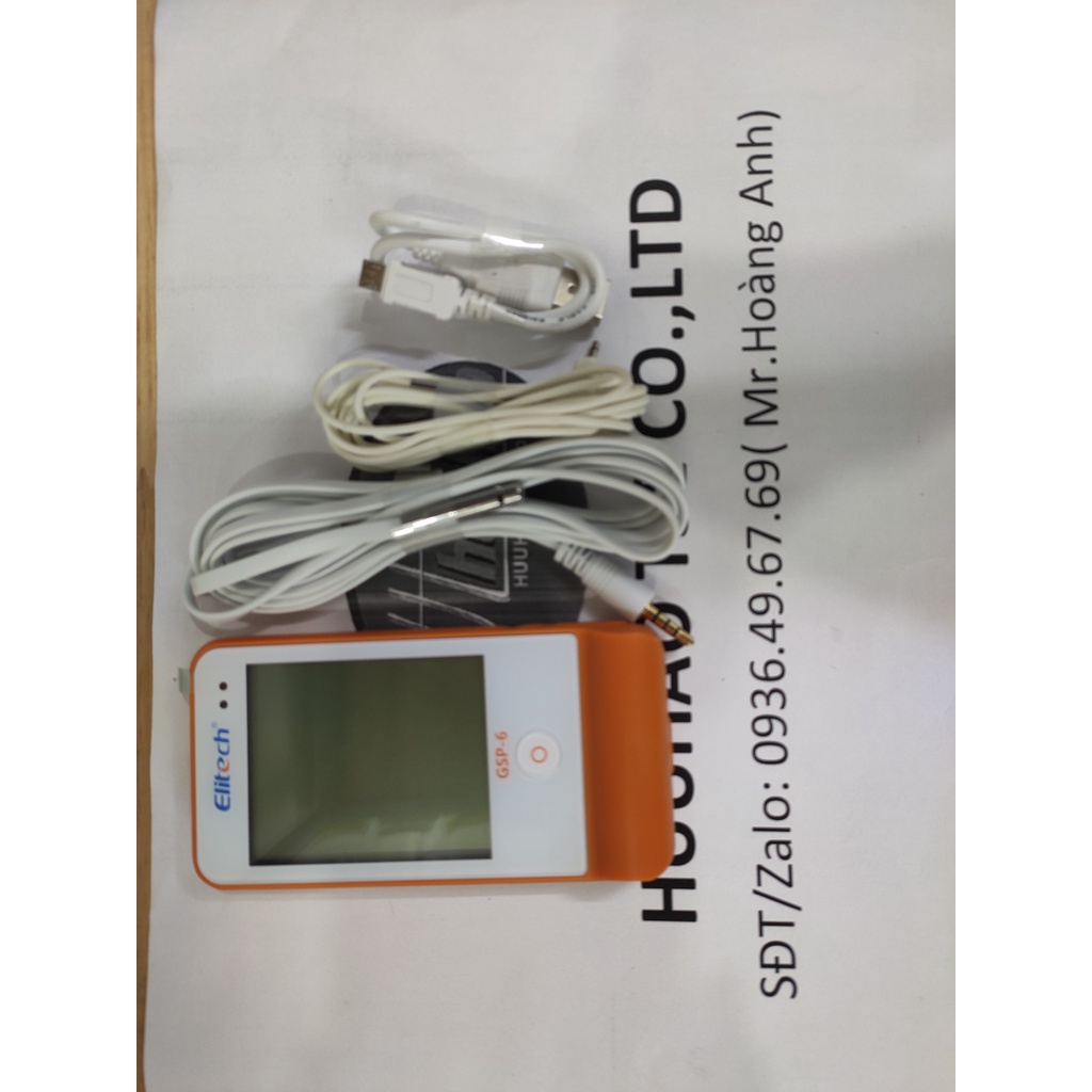 Nhiệt ẩm kế tự ghi Elitech GSP-6 (hiệu chuẩn lấy ngay)