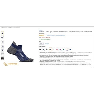 Tất Feetures - Elite Light Cushion
