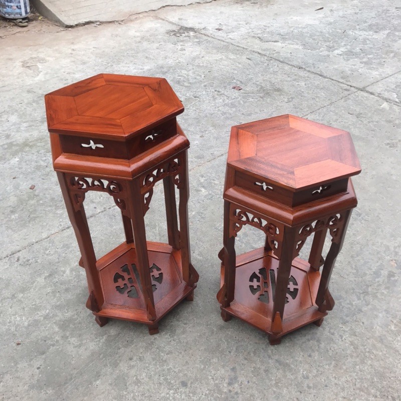 Decor phòng khách | Đôn kê tượng | kệ kê đồ | kỷ kê cây cảnh và bình hoa